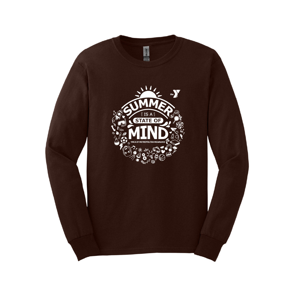 Gildan - Ultra Cotton 100% US Cotton Long Sleeve T-Shirt - Design 3