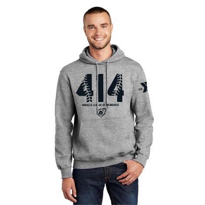 Miracle league 414 Adult Hooded Sweatshirt