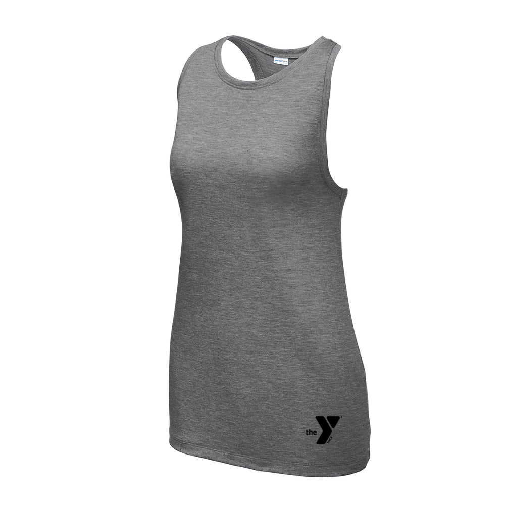 Ladies Sport-Tek PosiCharge Tri-Blend Wicking Tank