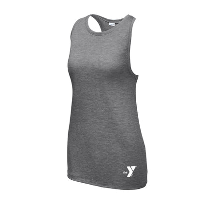 Ladies Sport-Tek PosiCharge Tri-Blend Wicking Tank