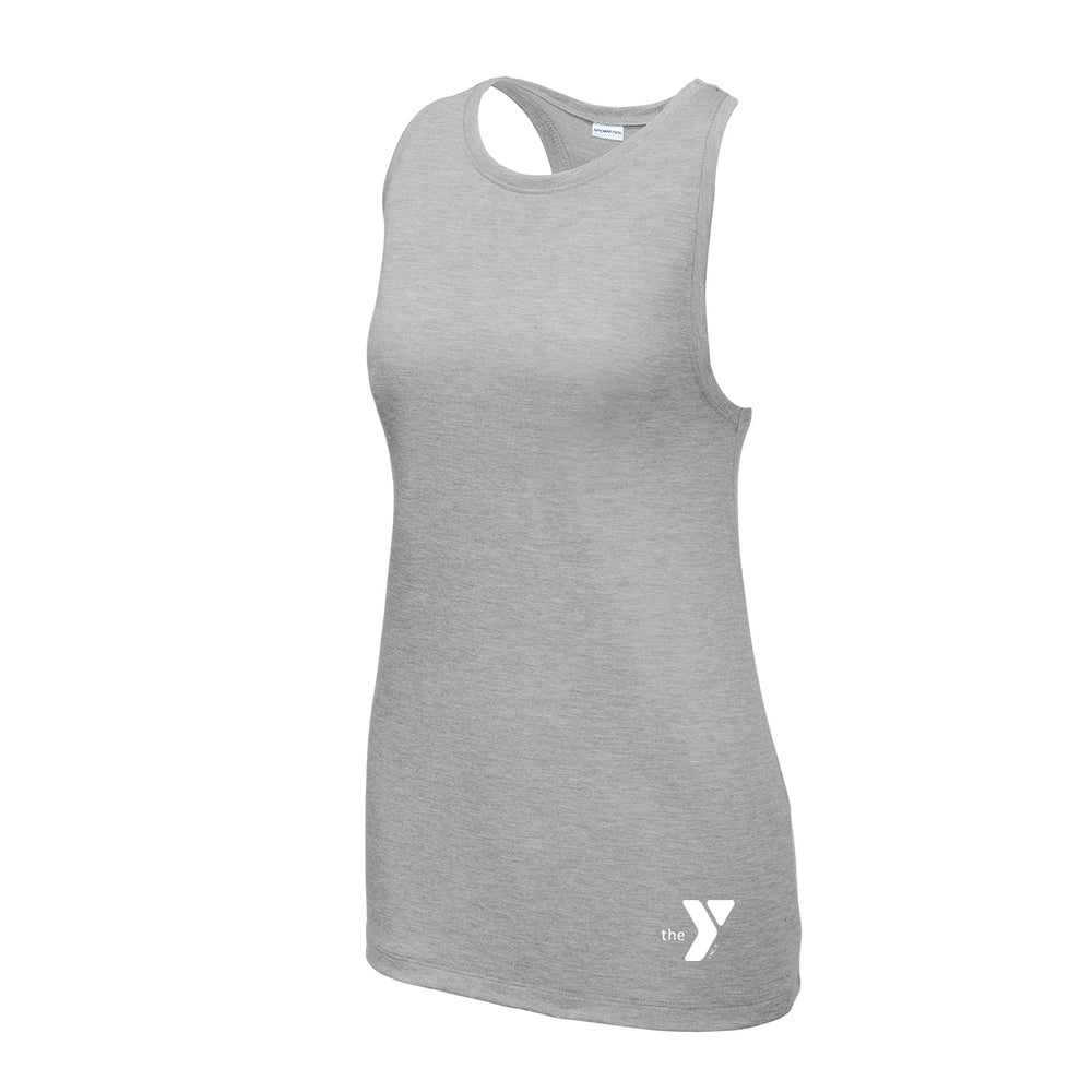 Ladies Sport-Tek PosiCharge Tri-Blend Wicking Tank