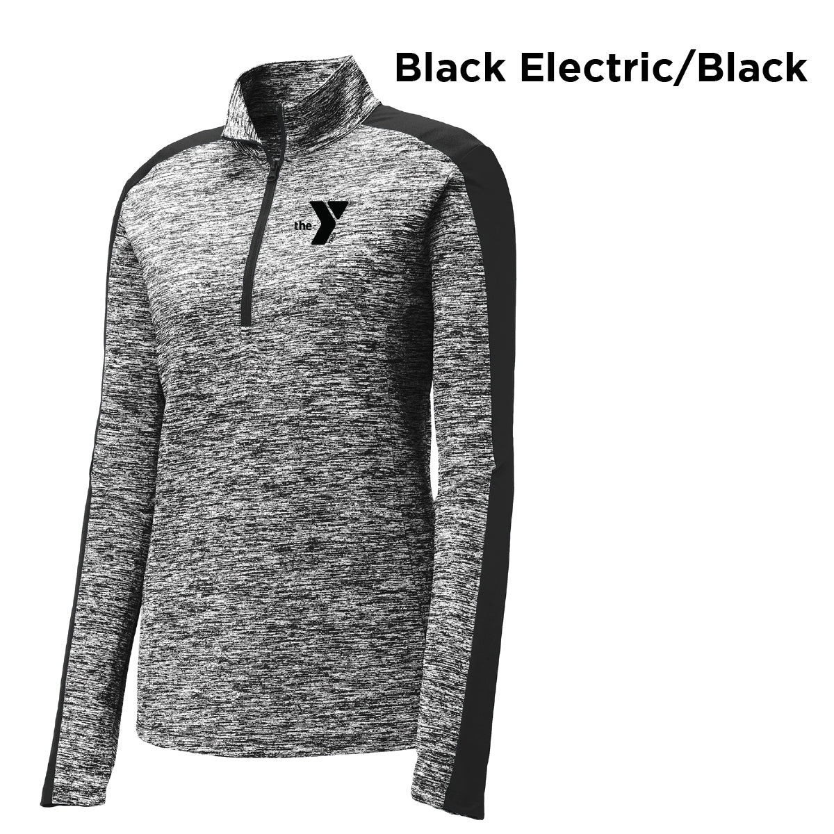 Sport-Tek® Ladies PosiCharge® Electric Heather Colorblock 1/4-Zip Pullover